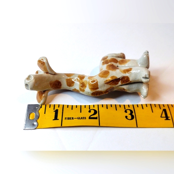 Set of 2 Handmade Clay Giraffe's Nursery Collector - Picture 6 of 13